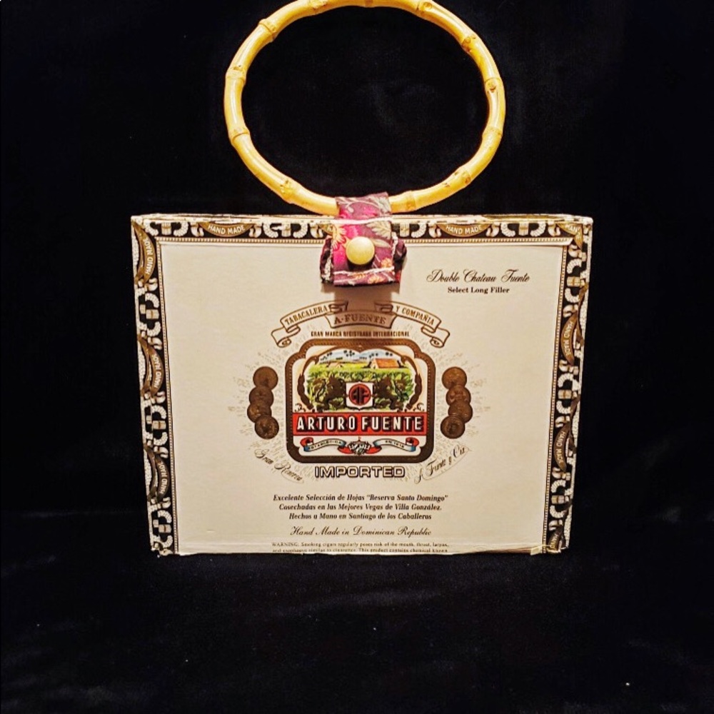 Cigar box bag / purse - Picture 2 of 6